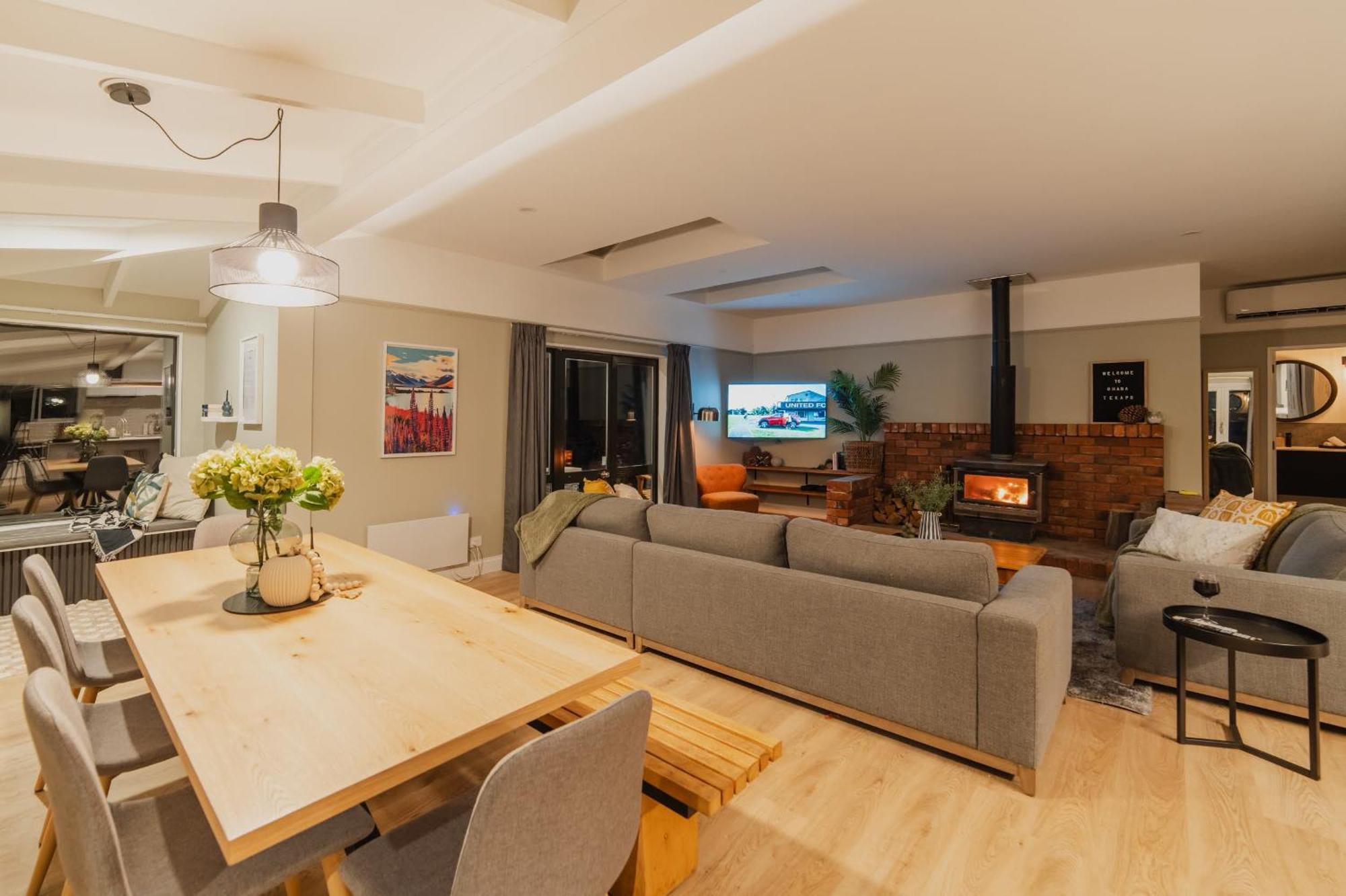 Galaxy 3Br Modern Home With Fireplace Outdoor Spa بحيرة تيكابو المظهر الخارجي الصورة
